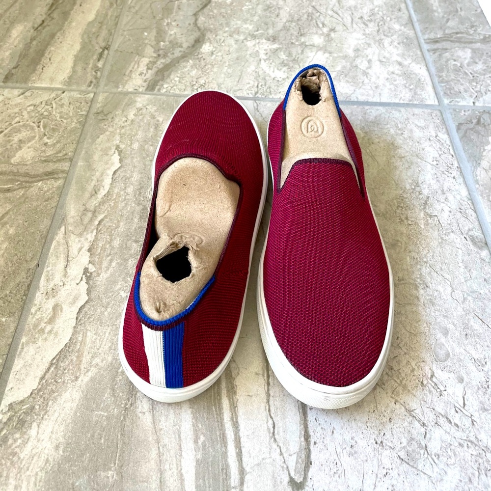 Authentic Rothy’s Garnet Sneakers
